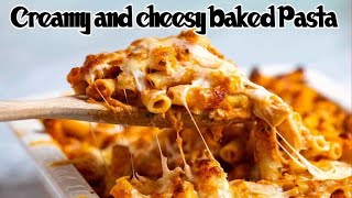 Creamy Chicken Pasta Recipe White Sauce Baked Pasta Recipe Mac and Cheese recipe [upl. by Ehling]