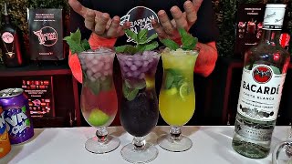 3 MOJITOS DELICIOSOS RAPIDOS Y FACILES DE HACER [upl. by Analihp]