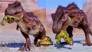 Tarbosaurus Perfect Hunting Animations vs All Prey Herbivore Dinosaurs Cretaceous Predator Pack [upl. by Oiramd]