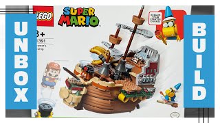 Lego Super Mario  Bowsers Airship  Unboxing and Build [upl. by Noicnecsa]