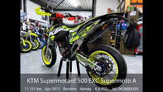 KTM Supermotard 500 EXC Supermoto A2 2013 [upl. by Vadnee327]