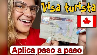 GUÍA de aplicación online VISA de turista para Canadá 2021PASO A PASO🇨🇦Tramitar la ETA de Canadá✅ [upl. by Iteerp]