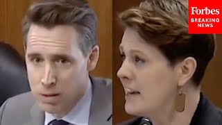 Frankly Im Pretty Mad About It Josh Hawley Confronts Biden Official In Senate Hearing [upl. by Longwood]