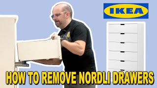 How to Remove NORDLI Drawers [upl. by Ahcilef]