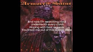 Armored Saint  Upon My Departure lyrics [upl. by Aseefan]