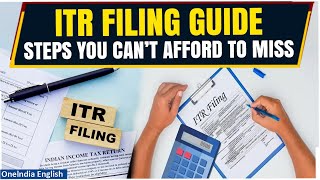 Income Tax Returns For FY 202324 Keep These Steps In Mind While Filing ITR This Year Watch [upl. by Kahcztiy]