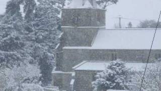 Bedwyn Snow 6 JAN 2010 marlborough wiltshire uk [upl. by Nanreik]