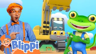 Excavator Song ft GeckosGarage  Im An Excavator  Songs For Kids [upl. by Vilberg]