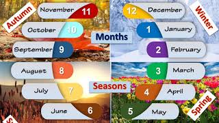 Learn English Months and Seasons [upl. by Oel]