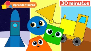 Figuras geométricas para niños  Educación infantil  Videos educativos  Mi Primera Universidad [upl. by Vod]