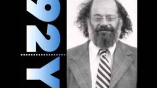 92Y Podcast From the Poetry Center Archive Allen Ginsbergs Mind Breaths [upl. by Sissie]