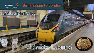 Luxury Train Travel Avanti West Coast 1st Class Review amp Tour [upl. by Lamond]