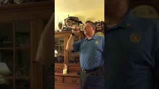 Bugle Call Taps on an Vintage Eflat British cavalry trumpet [upl. by Micco]