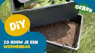 Wormenbak om zelf compost te maken  OERRR DIY [upl. by Georgeta300]