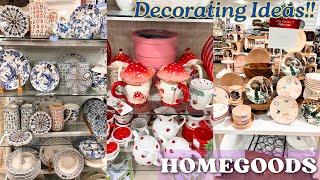 SHOP WITH ME AT HOMEGOODS  SPRING KITCHEN  DINNERWARE [upl. by Silvana999]