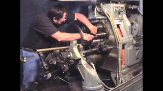 How to Change Spindle Bearings on an AcmeGridley Screw Machine Part 1 [upl. by Airamesor]