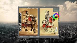 SpeedyPainter usage demo  reference view [upl. by Oletha798]