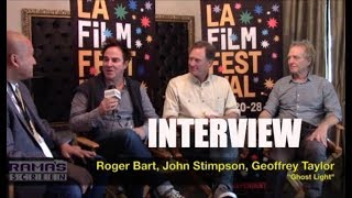 My LAFF 2018 Interview with Roger Bart John Stimpson amp Geoffrey Taylor  GHOST LIGHT [upl. by Maker]