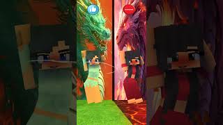 WIND DRAGON🍃 VS FIRE DRAGON🔥 BEST FOR Aphmau  FUNNY ANIMATION [upl. by Anaoj]