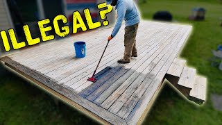 The BEST Wood Deck Finish that NO ONE Talks About [upl. by Randi]