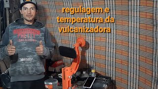 regulagem e temperatura da vulcanizadora articulada da marca viluz [upl. by Anitneuq]