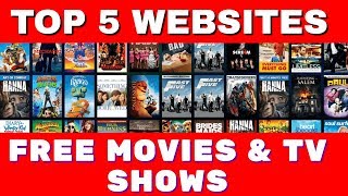 Top 5 Websites for FREE MOVIES amp TV SHOWS  Fully legal [upl. by Oirogerg]