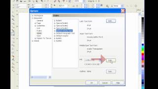 Setting our Default Colours in CorelDraw Version 12 or earlier [upl. by Ellebasi526]