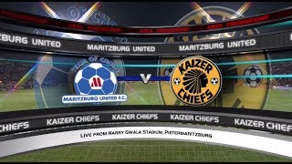 Absa Premiership 20172018  Maritzburg United vs Kaizer Chiefs [upl. by Neerbas]