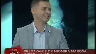 Dr Miomir Maroš quotMladi i medijiquot gostovanje na RTCG [upl. by Alister]