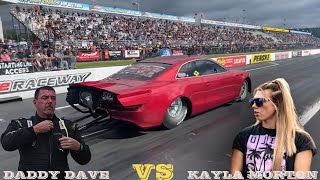 Street Outlaws 2023 No prep Kings Maple Grove Raceway NPK 2023  Daddy Dave vs Kayla Morton [upl. by Lamhaj]