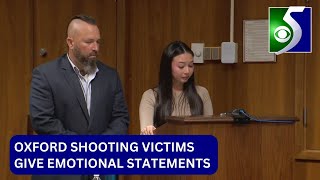 Victims of Oxford shooting address court with emotional impact statements [upl. by Bushore]