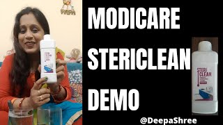 Modicare Steri Clean Demo modicare stericlean [upl. by Ecnerrat]