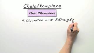 Chelatkomplexe  Chemie  Allgemeine und anorganische Chemie [upl. by Loise]