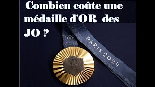 Combien une MEDAILLE dOR Olympique coûte réellement [upl. by Claybourne]