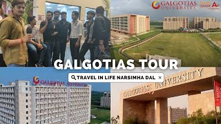 GALGOTIAS UNIVERSITY CAMPUS TOUR  STUDENTS REVIEW  COLLEGE VLOG  GalgotiasUniversity1 [upl. by Eelyram]