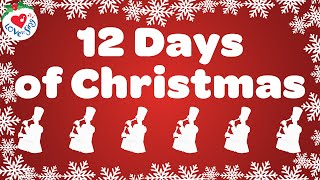 12 Days of Christmas with Lyrics 🎄 Christmas Songs and Carols [upl. by Ylehsa669]