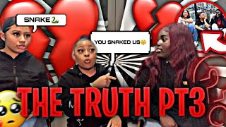 The Trio Truth Part 3💔 SHE SNAKED US FOR YOUTUBERS🐍 [upl. by Matejka]