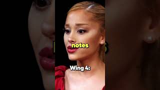 Ariana Grande REACTS To Every HOT WING 🍗 [upl. by Kim]