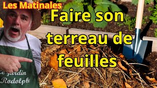 Comment réaliser un bon compost de terreau de feuilles [upl. by Nylazor]