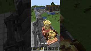 Minecraft Create  TEXAS 2 10 4 1Steam Locomotive minecraft trains createmod shorts [upl. by Leugimesoj967]