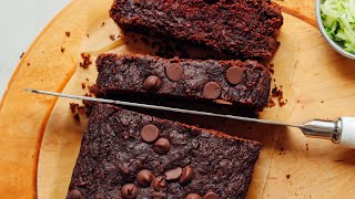 1Bowl Chocolate Zucchini Bread Vegan amp GF  Minimalist Baker Recipes [upl. by Aranaj309]