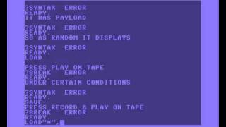 C64 BHP VIRUS  THE REAL ADVANCED FIRST VIRUS OF ITS ERA [upl. by Clova]