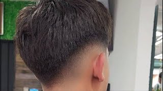 Tutorial barbero degradado en V Paso a paso para principiantes técnica fácil y sencilla [upl. by Aldwon]