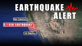 51 Ojai Earthquake felt in Los Angeles [upl. by Xuagram]