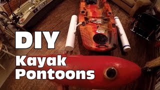 Kayak Giveaway Build Part 5 Adding Pontoons [upl. by Aivyls552]