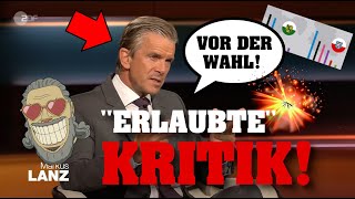 VOR der Wahl „Politisch weisungsgebunden und Gesinnungspolizei“ 💥⚡️ Markus Lanz [upl. by Drucie578]