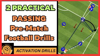 PASSING COMBINATION Football Drills  Soccer Drills U7 U8 U9 U10 pre match professional [upl. by Abeh]