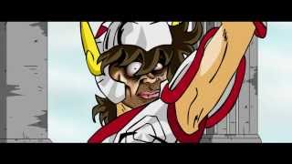 Saga vs Seiya Parodia de Saint Seiya [upl. by Tezile]