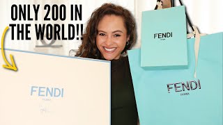 TRIPLE FENDI Bag Unboxing 2023 VERY RARE SPECIAL EDITIONS [upl. by Onimixam]