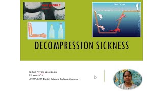 Decompression Sickness  Divers Palsy  Caissons Disease  Aeroembolism [upl. by Chadwick]